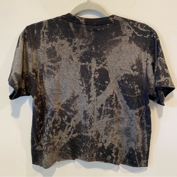 Gangster Marilyn Monroe Tattoos Guns Acid Wash Top - Size Medium - Picture 5 of 11